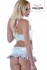 Sexy kostým Go Go Silver Skirt - Stříbrná